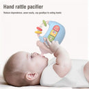 Silicone Baby Feeding Bottle Toy – Educational Rattle with Music & Light for Infants