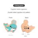 Montessori Wooden Fishing Toy for Kids Learning